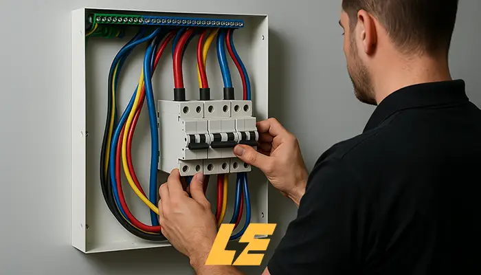 Three-phase distribution board installation in Camden warehouse